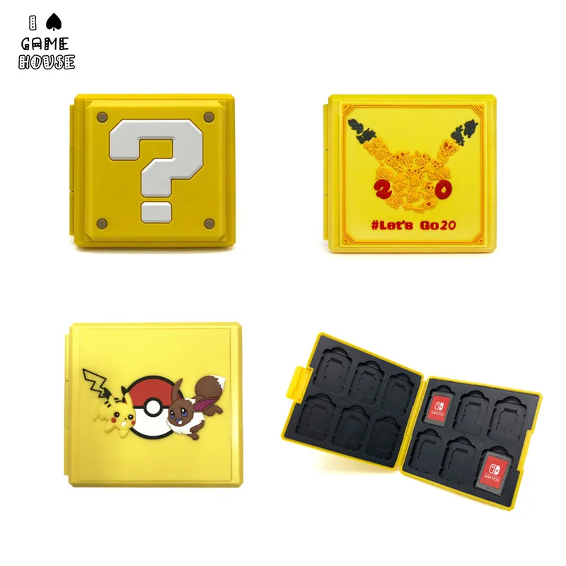 FoPcc 12in1 Shockproof NS Game Cards Case Hard Shell Card Slot for Nintendo Switch Games Storage | Электроника