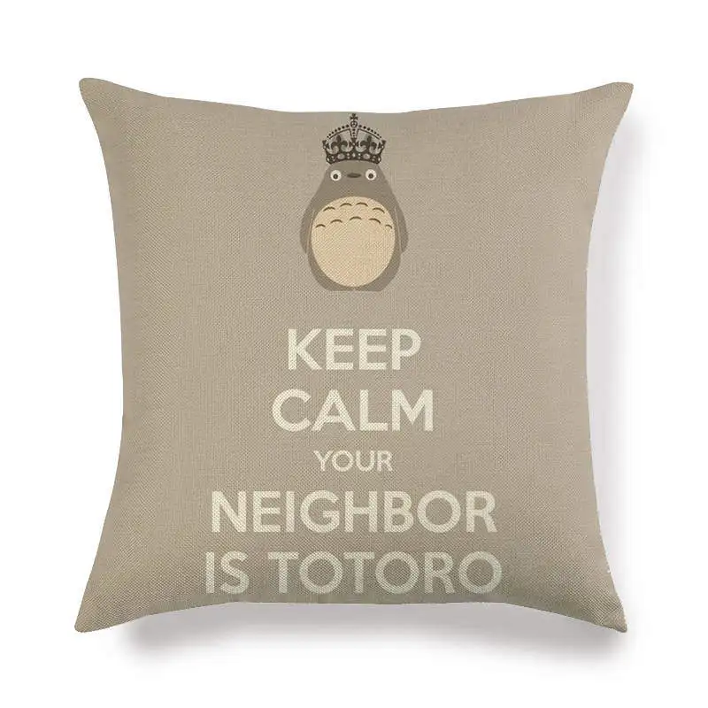 Тоторо подушки подарок серии homerdecor, чехол для подушки, Наволочки, покрытия для подушек размером 45*45 см диван-подушка для сидения Dec - Цвет: 19