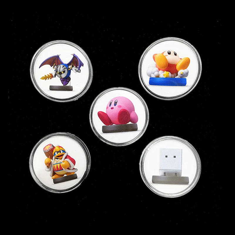 5Pcs Kirby Полный набор 10 шт. Супер Марио Одиссея Amiibo NFC карты Коллекционная монета тег NS/переключатель Avaliable Zelda Splatoon Smash Bros Diablo - Цвет: 5Pcs Kirby