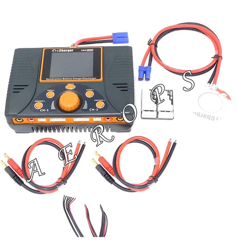Зарядное устройство Aerops I 406Duo 1400 Вт 2*6S 40A RC для автомобиля и вертолета источник