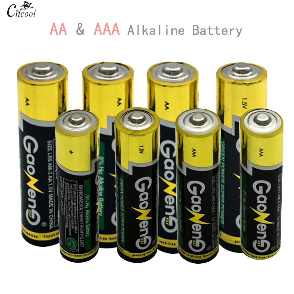 Cncool 4 батарейки типа АА щелочные батареи Батарея 5 LR6 # + шт ААА алкалиновая батарея