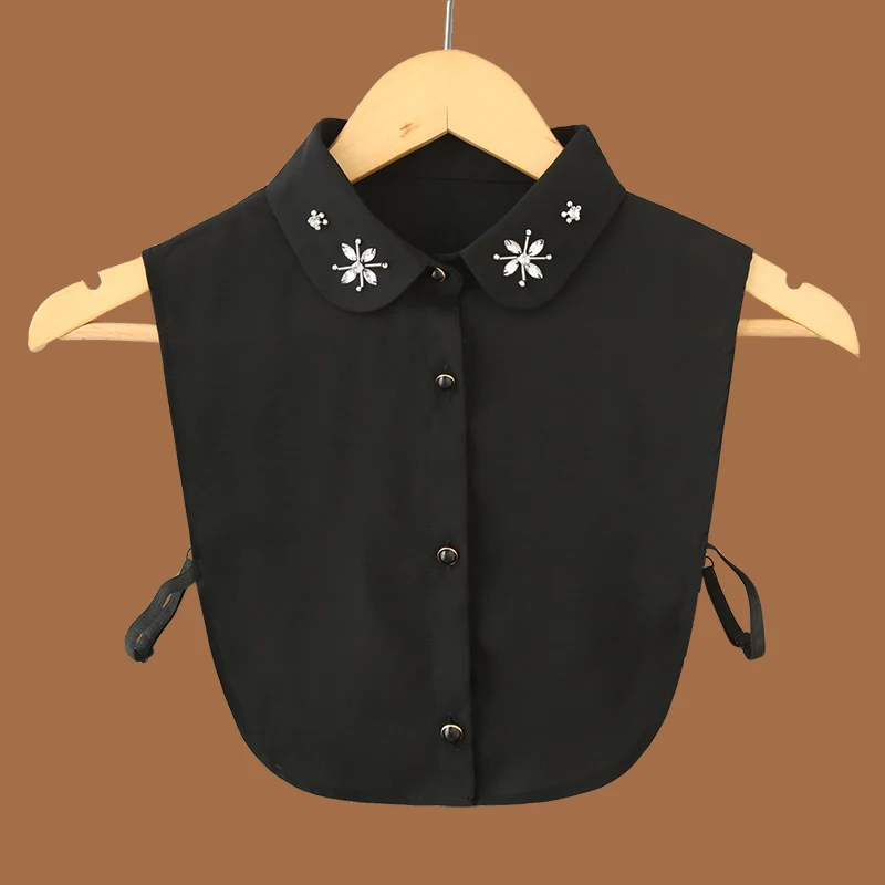 Новая регулируемая эластичная лента модные хлопковые поддельные воротники