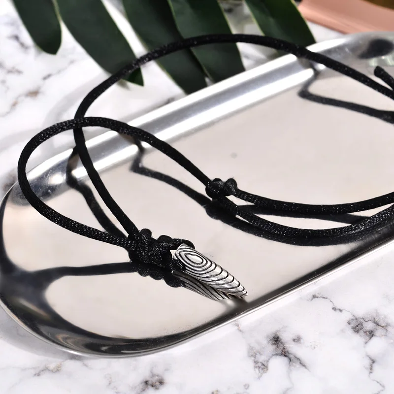 YUN RUO модная пуля кулон ожерелье для мужчин ювелирные изделия подарок Высокая