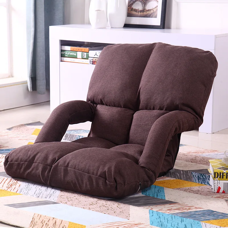 Lazy Couch Tatami Armrests Foldable Single Small Sofa Bed Computer Chair Bay Window Leisure | Мебель