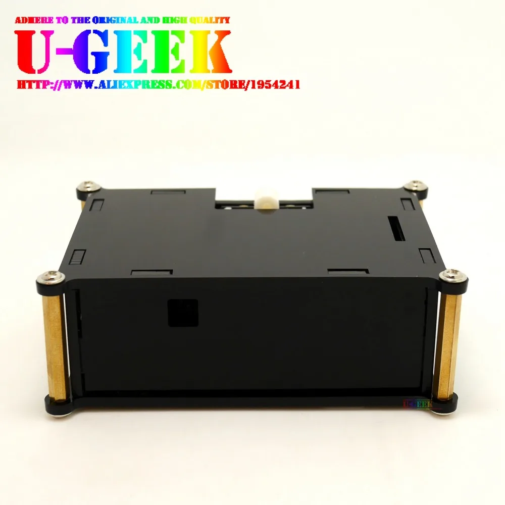 UGEEK AOIDE Raspberry Pi I2S интерфейс HIFI DAC + модуль звуковой аудиокарты черный акриловый