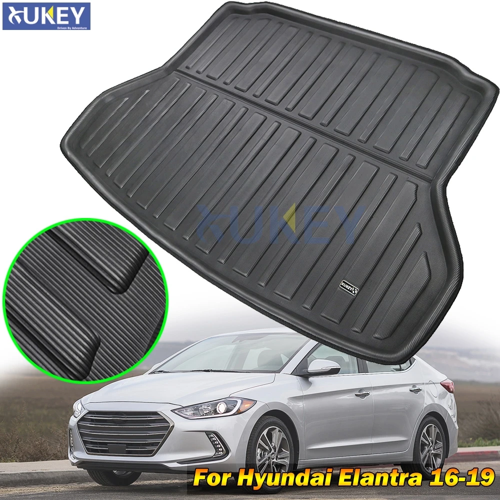 Чехол для багажника Hyundai Elantra Avante AD защитный коврик на заднюю панель 2016 2018 2019|liner| |