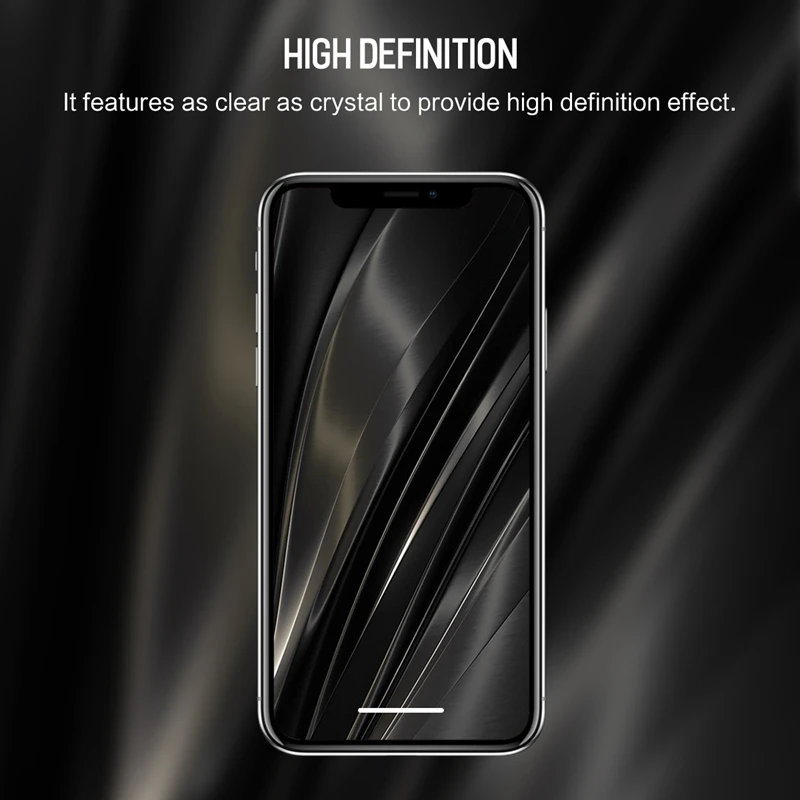 Комплект из 3 предметов закаленное стекло для iPhone X 9 H прозрачная защита экрана