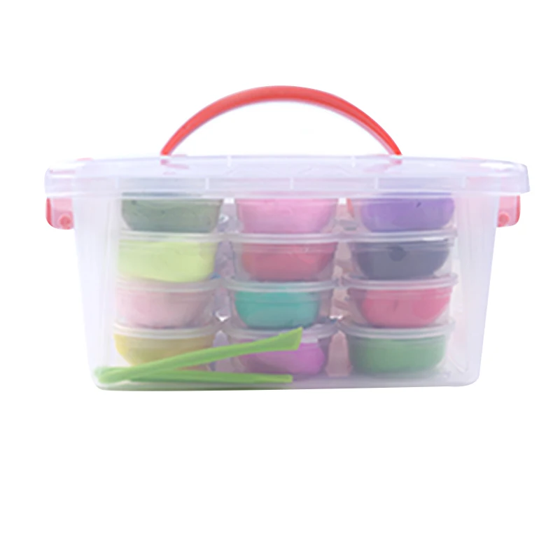 Slime Toys слизи сухой воздух Playdough светильник мягкое моделирование Fimo Полимерная глина прыгающий Пластилин «сделай сам» Обучающие игрушки для игр подарки