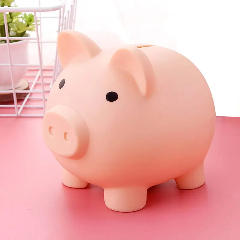 buy 1 pc Милый виниловый 3D мультяшный поросенок/пластиковая копилка для денег детская игрушка Подарки для детей копилка - Цвет: buy 1 pc