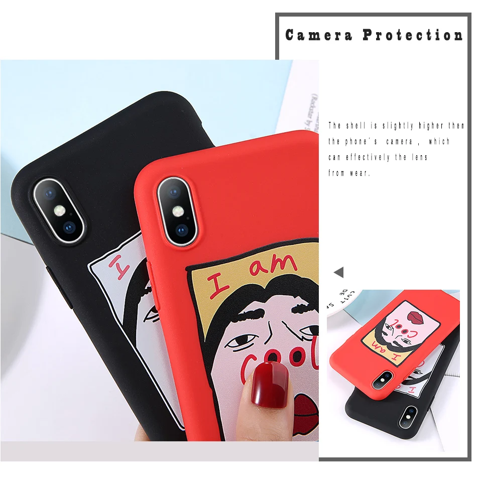 Lovebay чехол для телефона для iPhone 11 6 6 S 7 8 Plus X XR XS 11Pro Max милый мультяшный буквенный олень смайлик Мягкий ТПУ чехол для iPhone