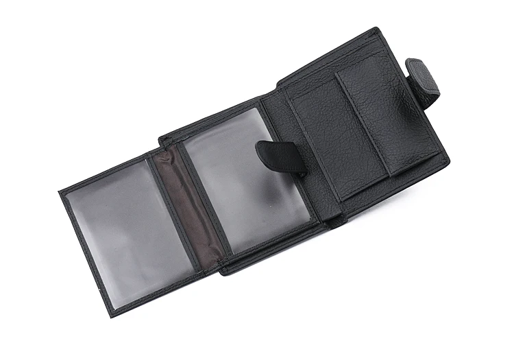 JINBAOLAI Multifunction Leather wallet men with coin pocket business wallets hasp design genuine leather male wallets coin purse