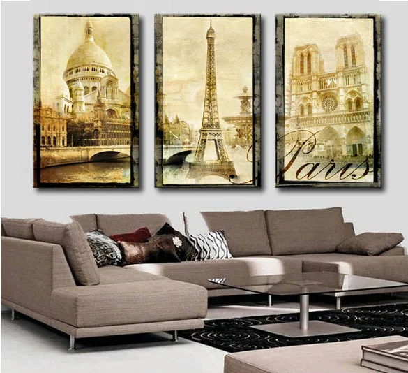 3 панели Бесплатная доставка хит продаж настенная комбинированная картина