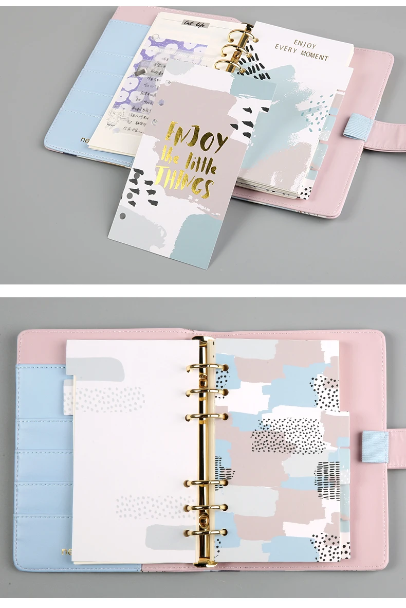 Notever Memphis серии notebook s и Journals индексные страницы планировщик разделители для Filofax спиральная тетрадь школьные и офисные принадлежности