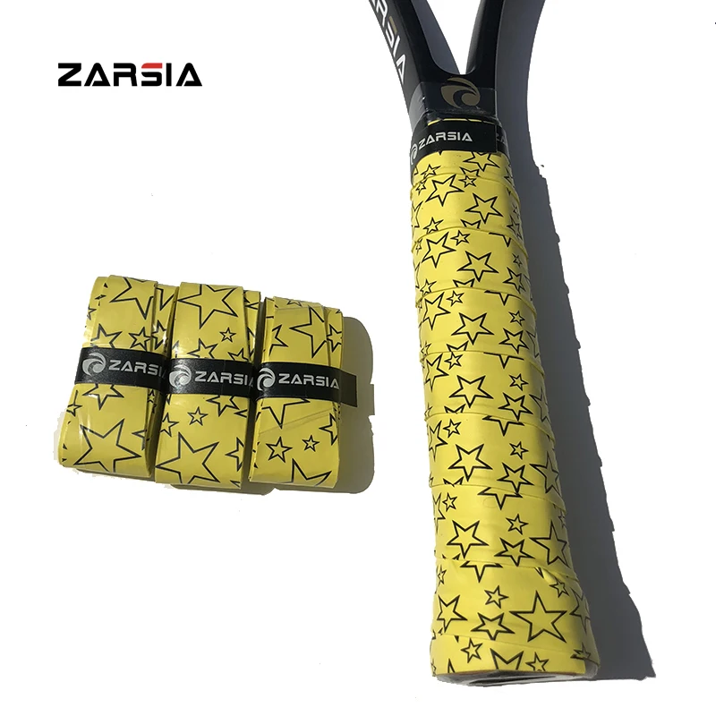 Оптовая продажа 50 шт. вязкая теннисная овергрип ZARSIA Мути цветная печатная