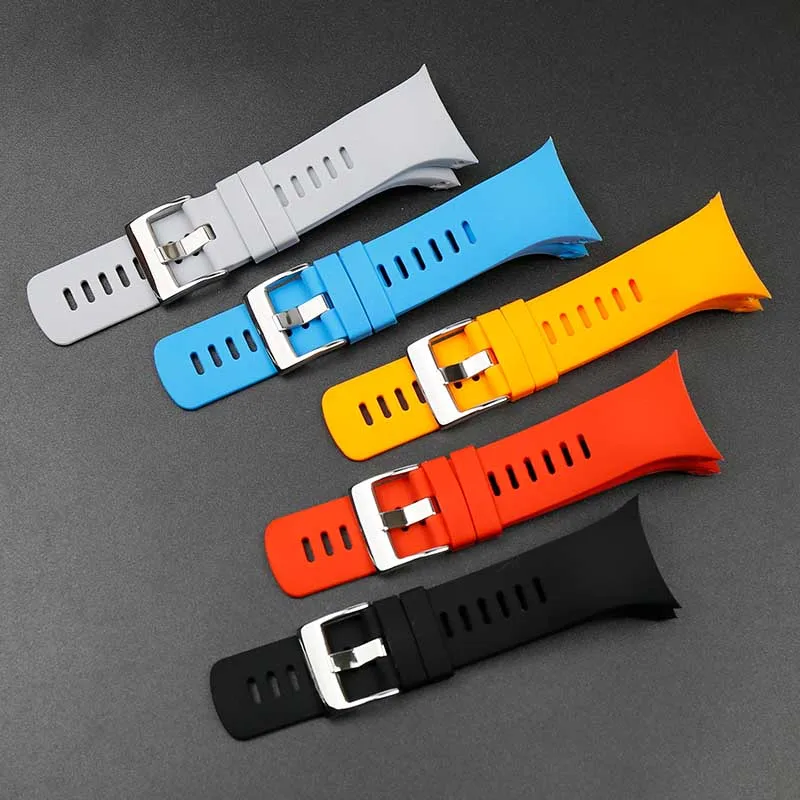 Men's silicone strap buckle accessories for SUUNTO Spartan cool running waterproof ladies sports rubber strap watch band