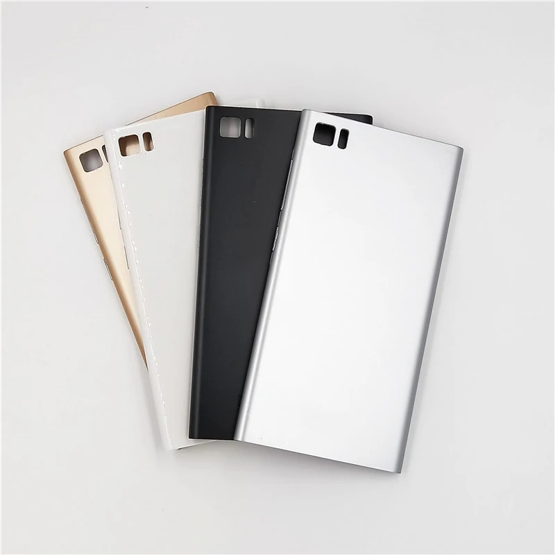 Для Xiaomi Mi 3 Mi3 WCDMA задняя крышка черная цветная батарея аксессуары для двери
