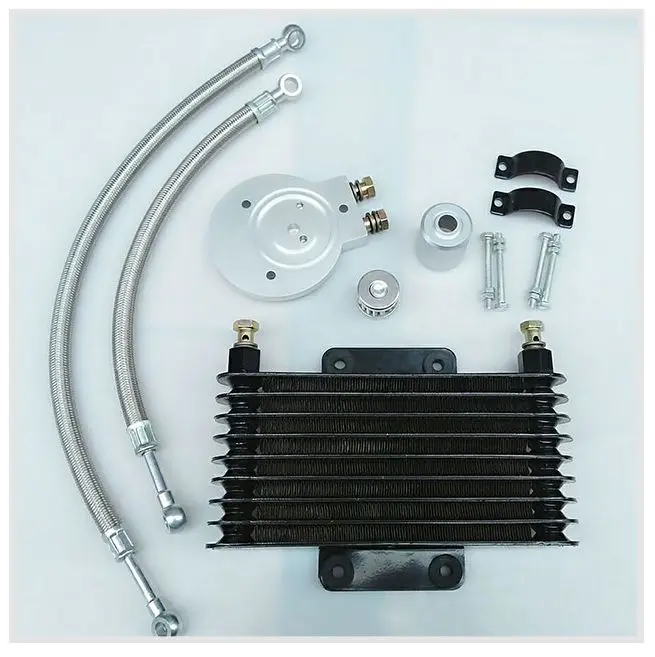 Масляный радиатор для мотоцикла система радиатора масляного двигателя полный