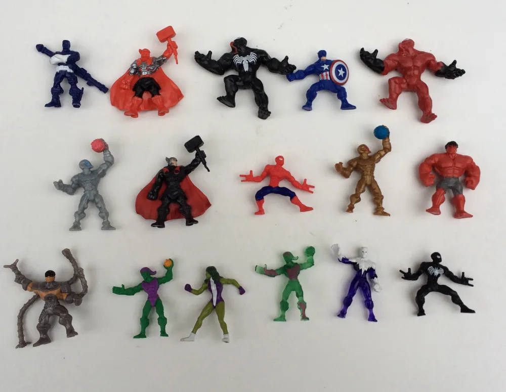 100 шт./лот/ фигурки из ПВХ marvel heros|pvc figure|marvel heroesfigure pvc |