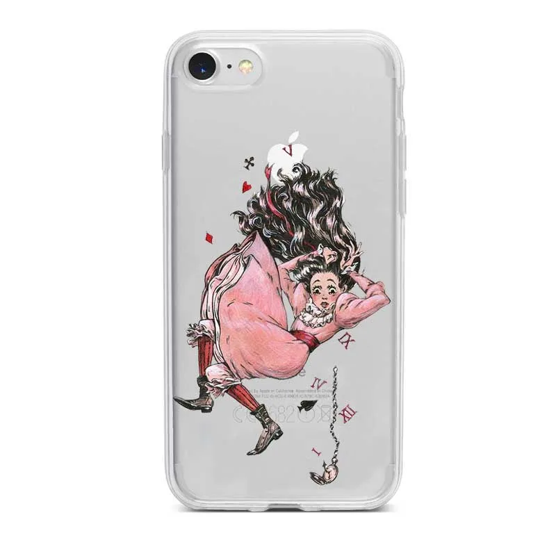 Alice no Pais Das Maravilhas caso de telefone celular capa para o iphone 5 6 7 8 Plus Mais X XR XS Xmax Suave силиконовый чехол |