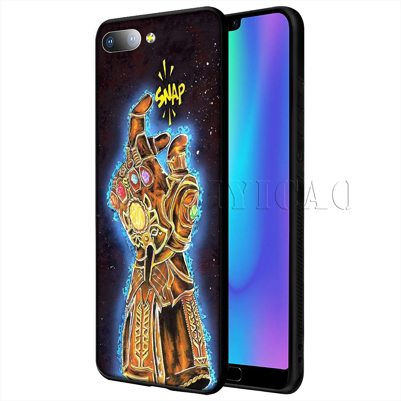 IYICAO аниме MARVEL Мстители Мягкий силиконовый чехол для Huawei Y9 Y7 Y6 Prime 2019 Honor 20 8C 8X 8 9 9X 10