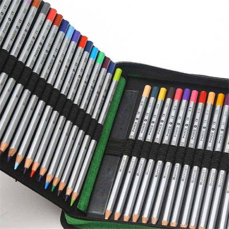 Большой чехол для карандашей с 120 отделениями удобная вместительная сумка 4 х