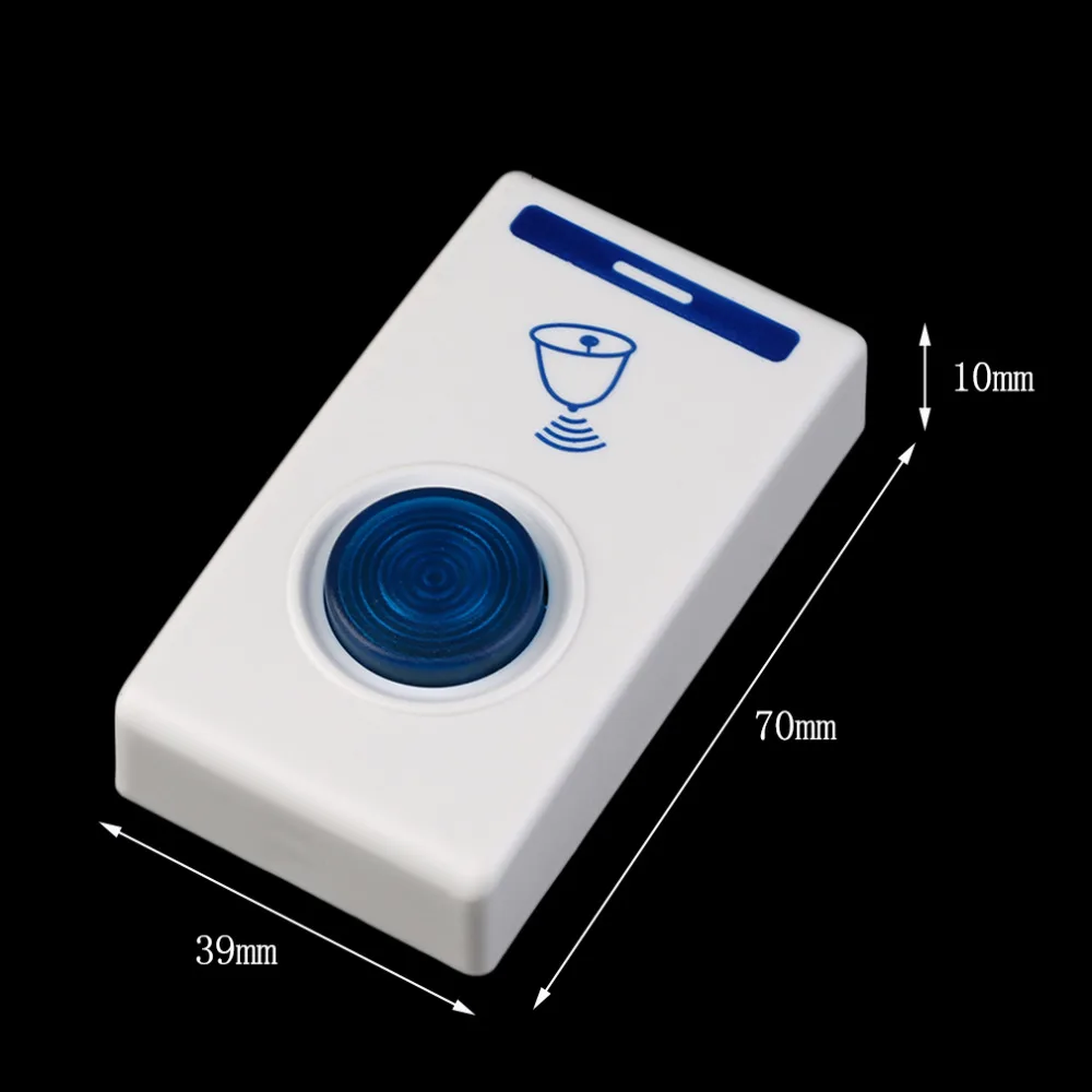 Новый дом беспроводной цифровой мигающий свет светодиодный дверной звонок 38