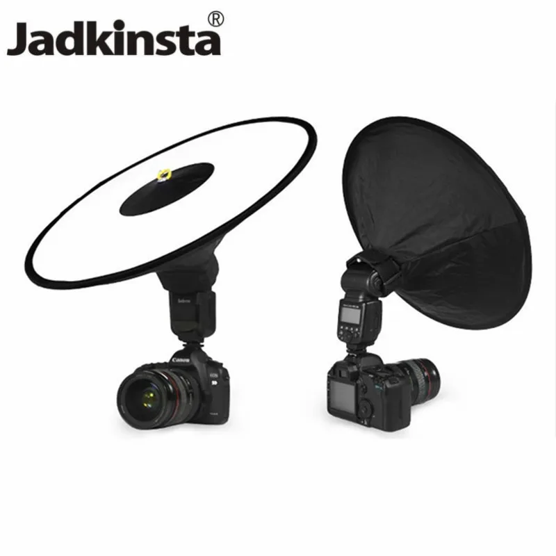 Jadkinsta складной рассеиватель вспышки круглый кольцевой портативный софтбокс