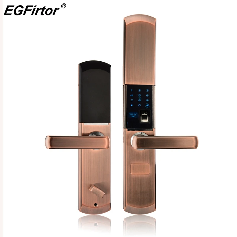 Цифровой Semicondu отпечатков пальцев Smart Lock электронные замок двери автоматический