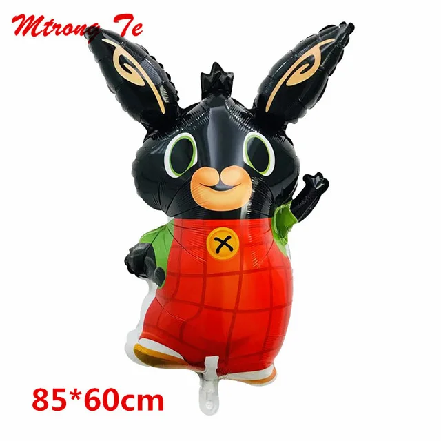 50 шт. Bing Bunny воздушный шар из фольги, мультяшный кролик 86*60 см, воздушные шарики в виде животных, игрушки для детей, декор для дня рождения, воздушный шар