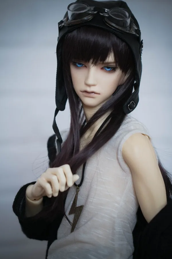 Парики для кукол BJD прямые волосы фиолетовые черные доступны 1/3 DD аксессуары SD