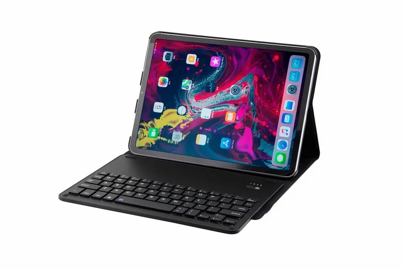 Ультра тонкий смарт-чехол Защитный bluetooth клавиатура чехол для нового ipad pro 11 дюймов металлический корпус клавиатуры кожа