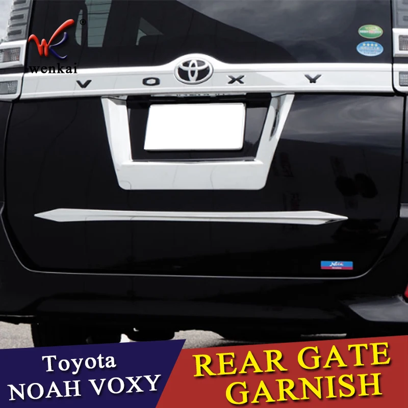 ABS Хромированная Задняя Крышка багажника для Toyota Noah Voxy 80 Series аксессуары для стайлинга автомобилей
