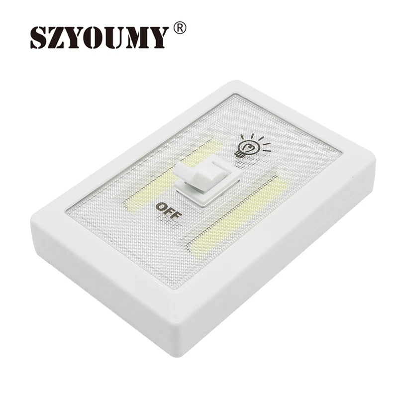 SZYOUMY COB Светодиодный настенный ночной Магнитный светильник для гаража шкафа