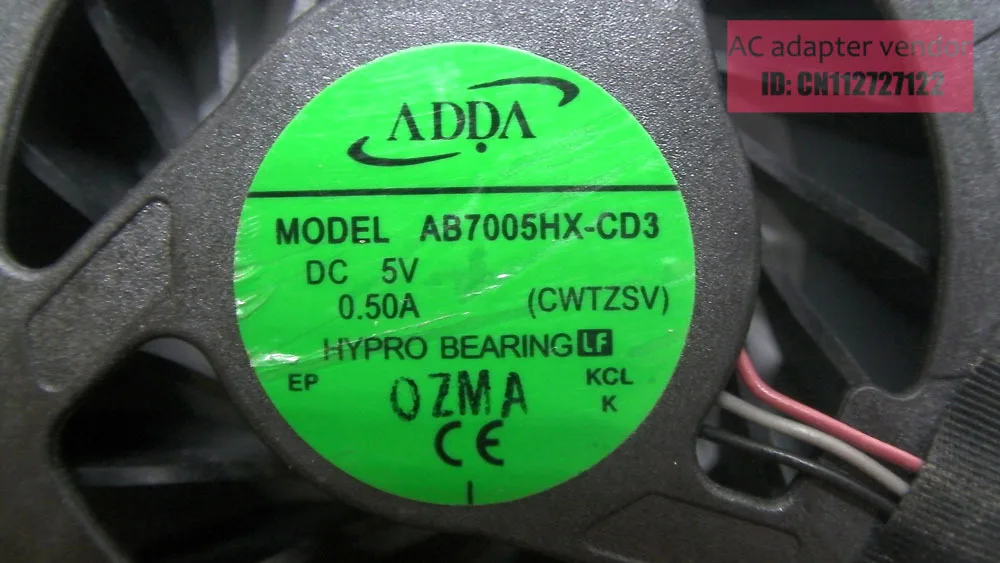 

The new FOR TOSHIBA Qosmio X505 FOR TOSHIBA X505-Q870 fan fan AB7005HX-CD3