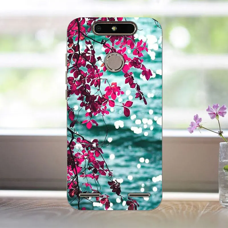 FANATU zte V8 мини-Чехол, силиконовый мягкий ТПУ 5 дюймов, защитный чехол с принтом для zte Blade V8 mini V 8 mini чехол для телефона