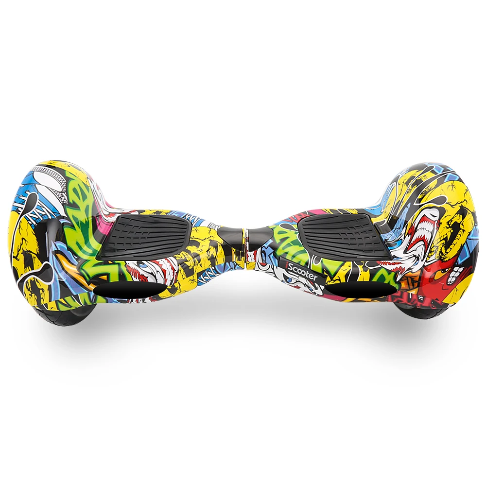 IScooter hoverboard bluetooth 10 дюймов двухколесный умный самобалансирующийся скутер электрический скейтборд с динамиком Hover board UL2722