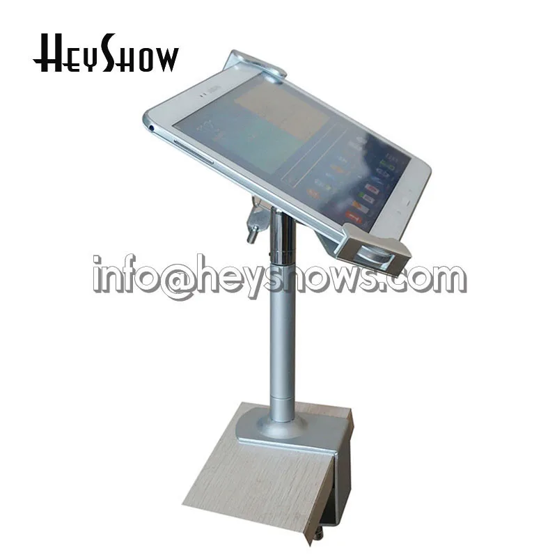 Comprare Supporto Di Sicurezza Per Tablet Bloccabile Metalli Ipad Lock Display Case Supporto Flessibile Chiosco Morsetto Antifurto Da Tavolo Per Tablet Da 7-1/2