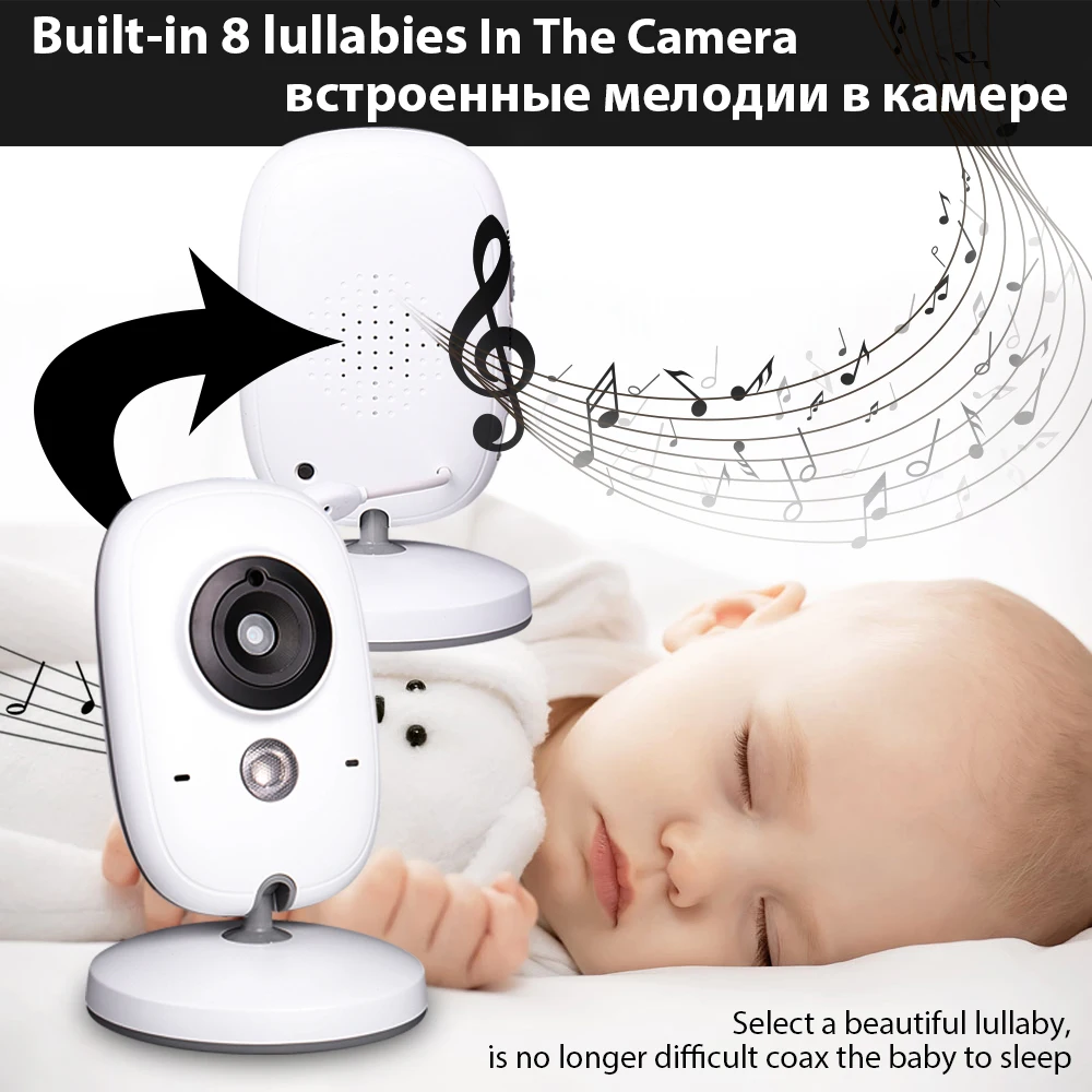 VB603 2 4 Ghz беспроводной 3 inch Electronica Беспроводной Детский монитор Way аудио 5M IR