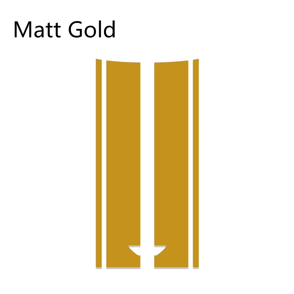 Matte Gold Автомобильный стиль, наклейка на голову, капот, наклейки в полоску для MINI Cooper S One, земляк, Clubman R55 R56 R60 R61 F54 F55 F56 F60, аксессуары - Название цвета: Matte Gold