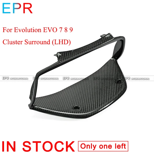 Для Evolution EVO 7 8 9 Carbon Fiber Cluster Surround (LHD) для Mitsubishi глянцевые волокна бамперы