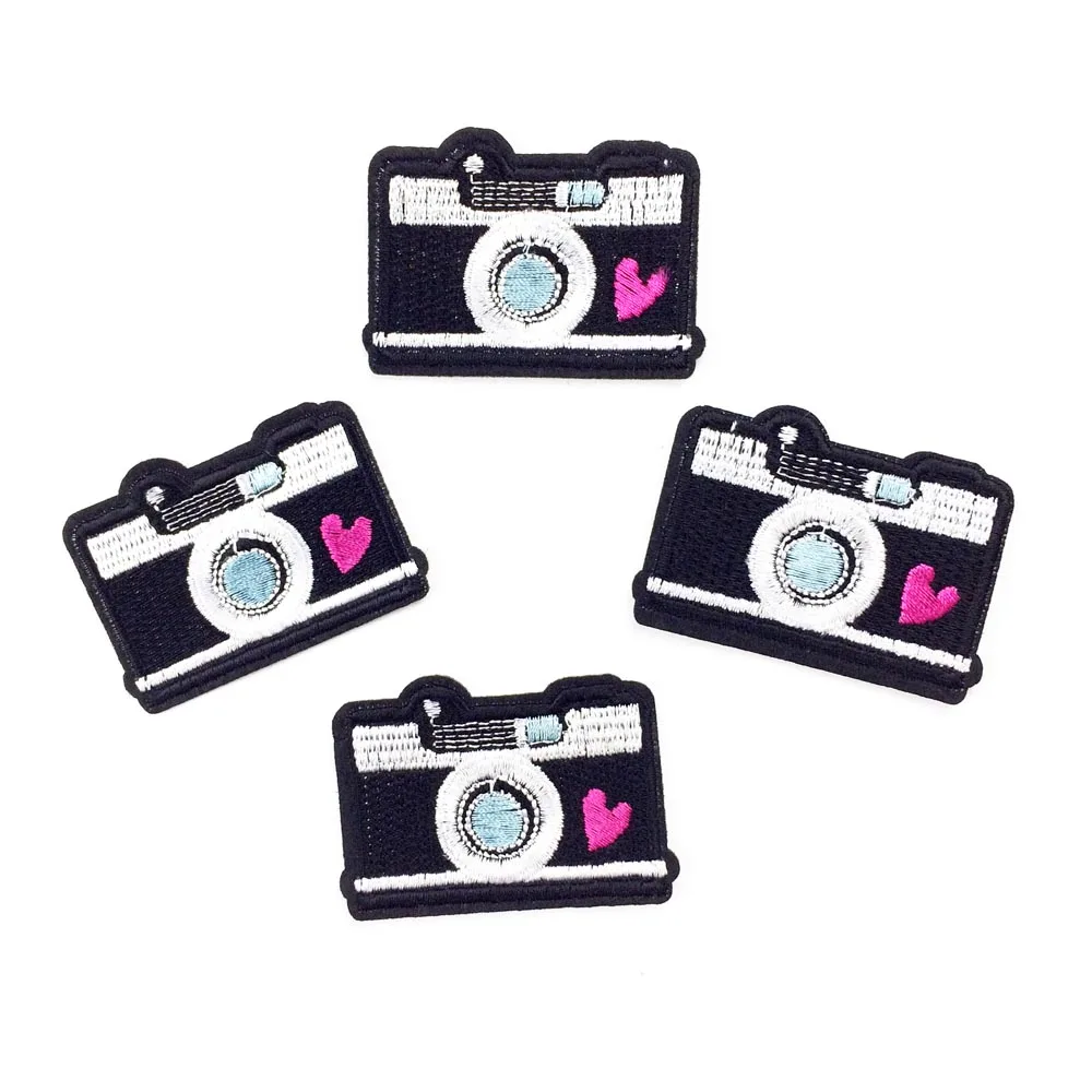 10 шт мультфильм камера вышивка патч утюжок на патчи для одежды Железный На