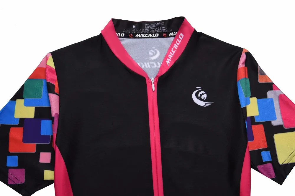 2018 Malciklo Pro командный триатлон костюм женский черный веломайка Skinsuit комбинезон