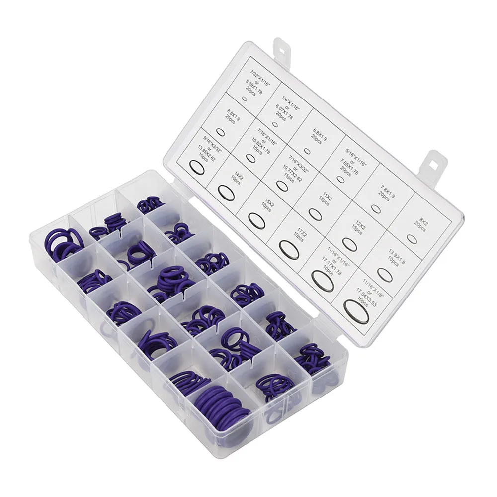 270 Pcs 18 SizesAir Conditioning HNBR O Rings Car Auto Repair Tools Rubber Air Refrigerant Ring Sets tools | Автомобили и