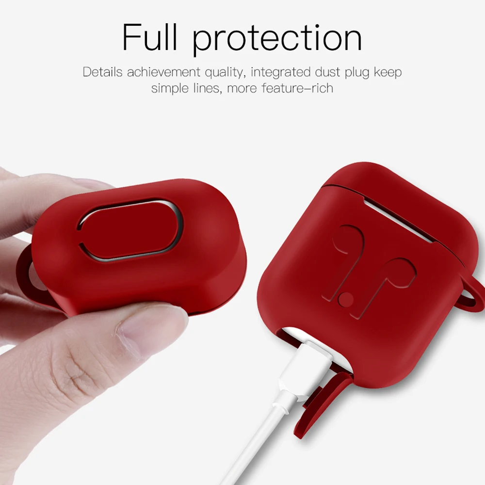Силиконовый чехол для Apple Airpods Air Pods iphone Earbudsi9 i9s i10 pro i10s i11 i11s i13 i19 TWS Защитные чехлы для наушников
