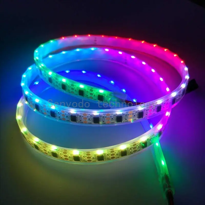 5mX 2017 новейший DC5V вход 020SMD боковое излучение с WS2811 IC RGB полноцветная Адресуемая