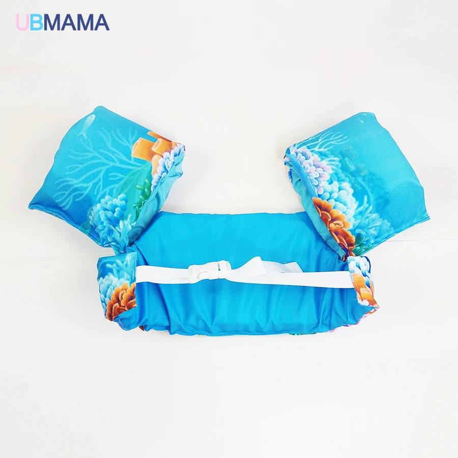 Спасательный жилет с мультяшным рисунком для обучения плаванию мальчиков и