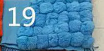 lake blue 19 Зимний женский шарф, натуральный мех, шали, черный, новинка, шерсть, кашемир, Пашмина, мех кролика, помпон, шаль, шарф, осенняя теплая накидка, глушитель - Цвет: lake blue 19