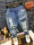 Джинсовые штаны для маленьких мальчиков и девочек Новинка 2019 года, детские штаны джинсы для мальчиков и девочек 1-7 лет повседневные штаны для мальчиков детские джинсы с рисунком кота - изображение