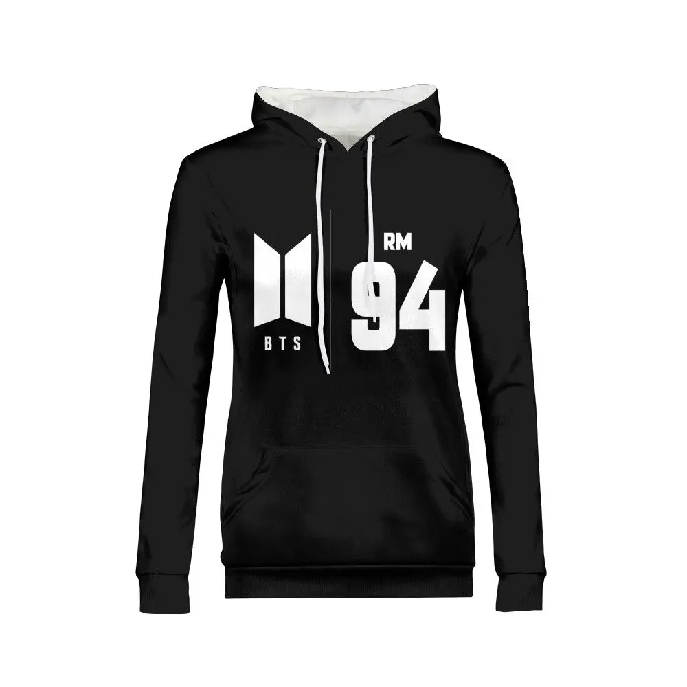 Толстовки с 3D принтом K pop SUGA Rap JIN J HOPE JUNG KOOK женские уличные толстовки капюшоном