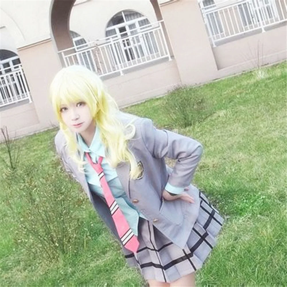 Miyazono Kaori Arima Kousei/костюм для косплея японского аниме школьная форма костюм на